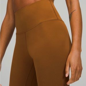New NWT Lululemon Align HR Pant 25” Inseam Pants Copper Brown NULU COPB SZ 4